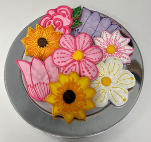Flower Cookie Platter