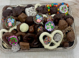 Large Candy & Chocolate Pretzel Tray