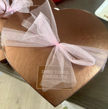 Heart Shaped Chocolate Box